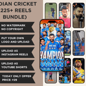 Indian Cricket Reels Bundle